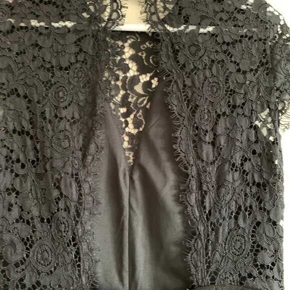 Dynamite Black Lace Romper - Picture 7 of 7